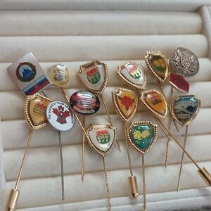 Lot Of 15 Stick Pins Vintage Canada